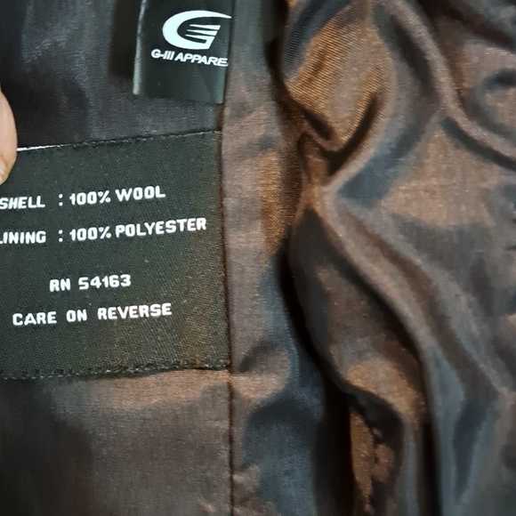 Ladies KENNETH COLE wool single breasted jacket peacoat navy blue coastal size 6 - Picture 10 of 12